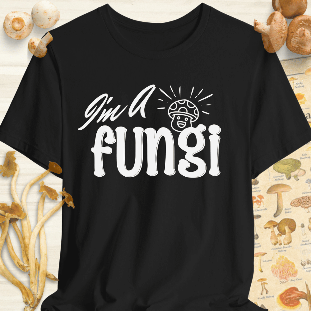 I'm a fungi Tee Black