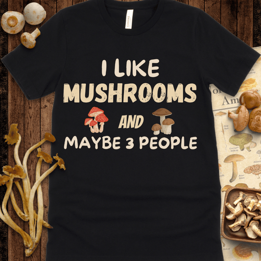 Shrooms & 3 People Tee