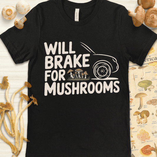 Break Mushrooms Tee Black