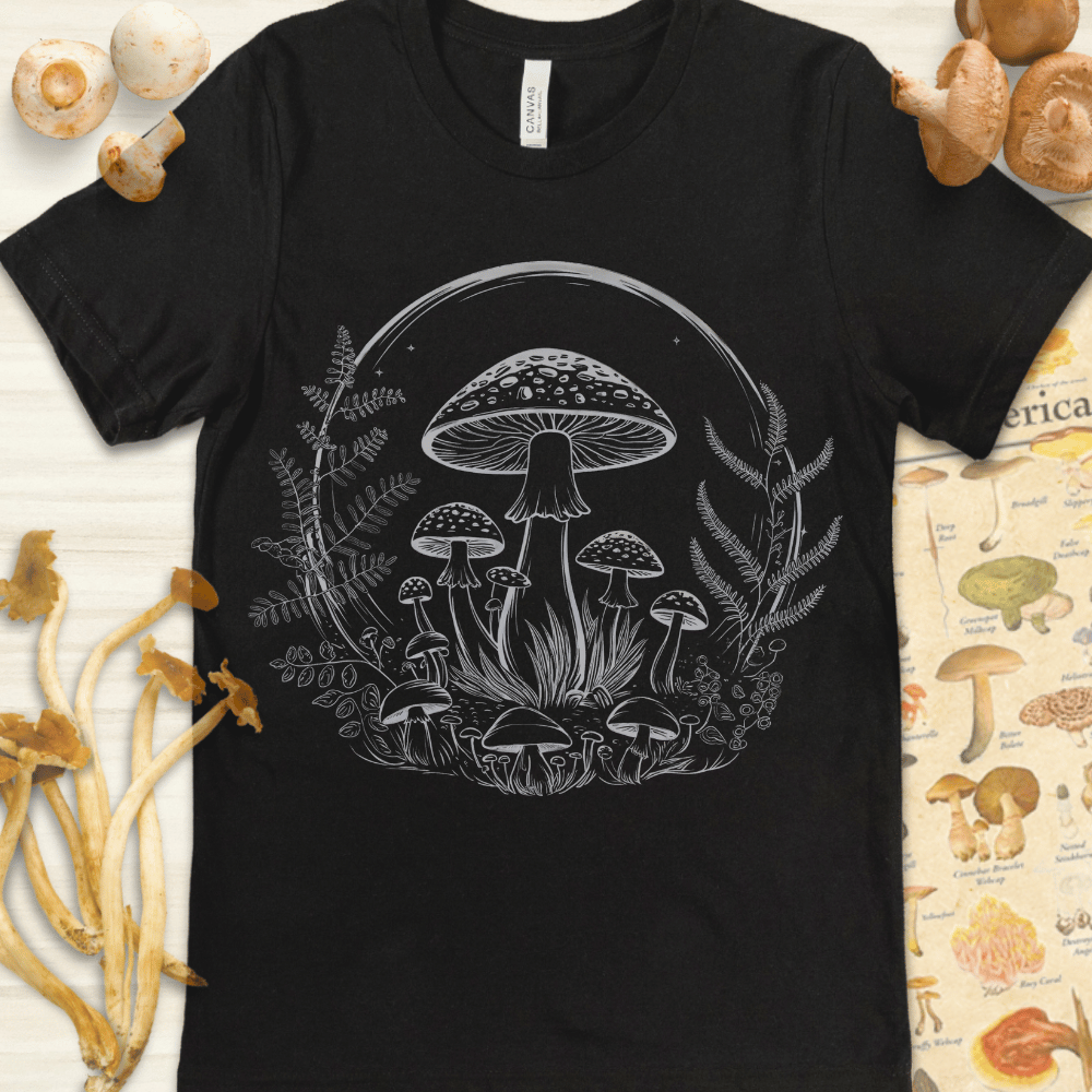 Woodland Caps Tee Black