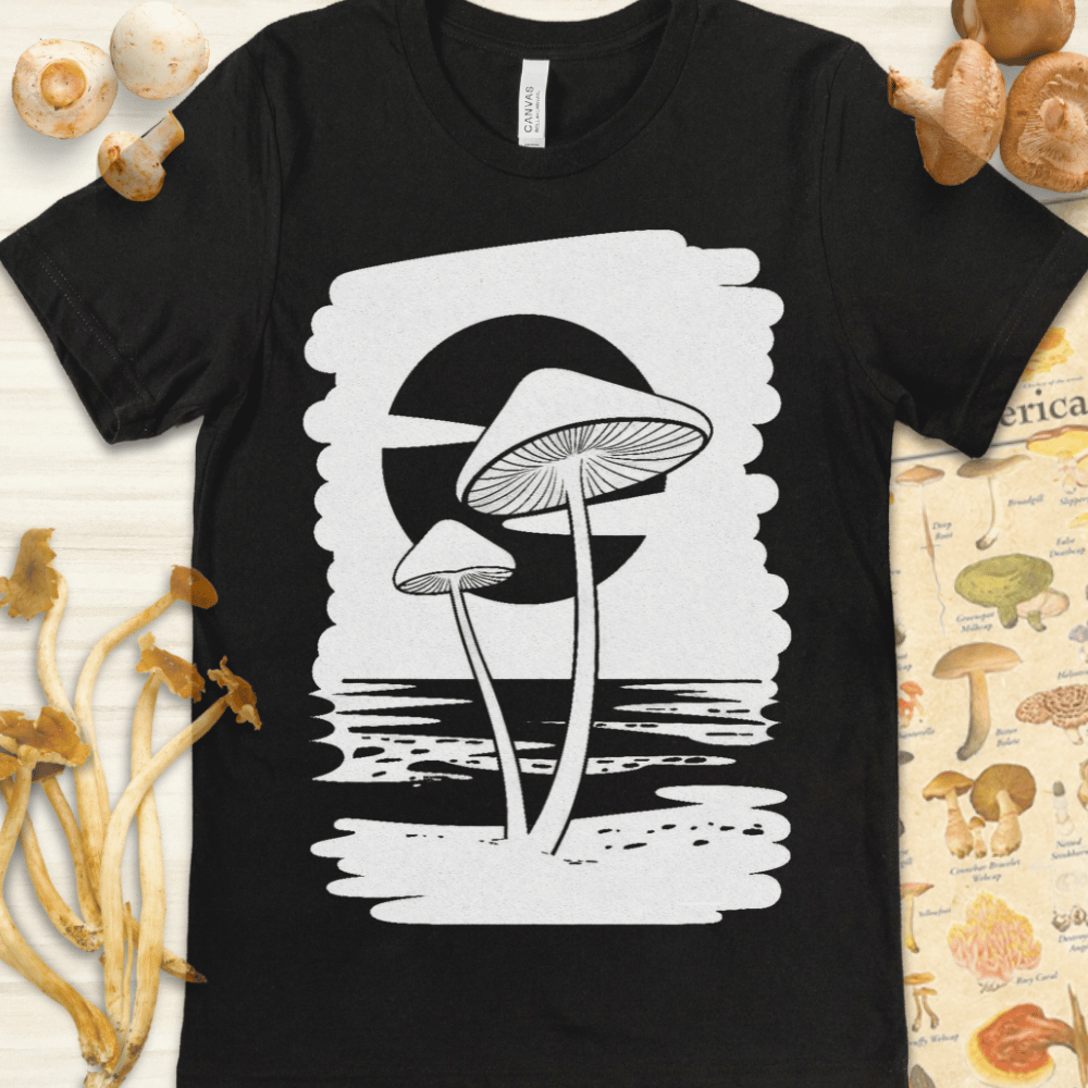 Shoreline Mycelium Tee Black