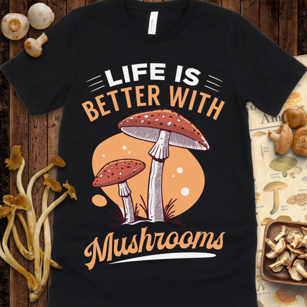 Life With Mushrooms Tee