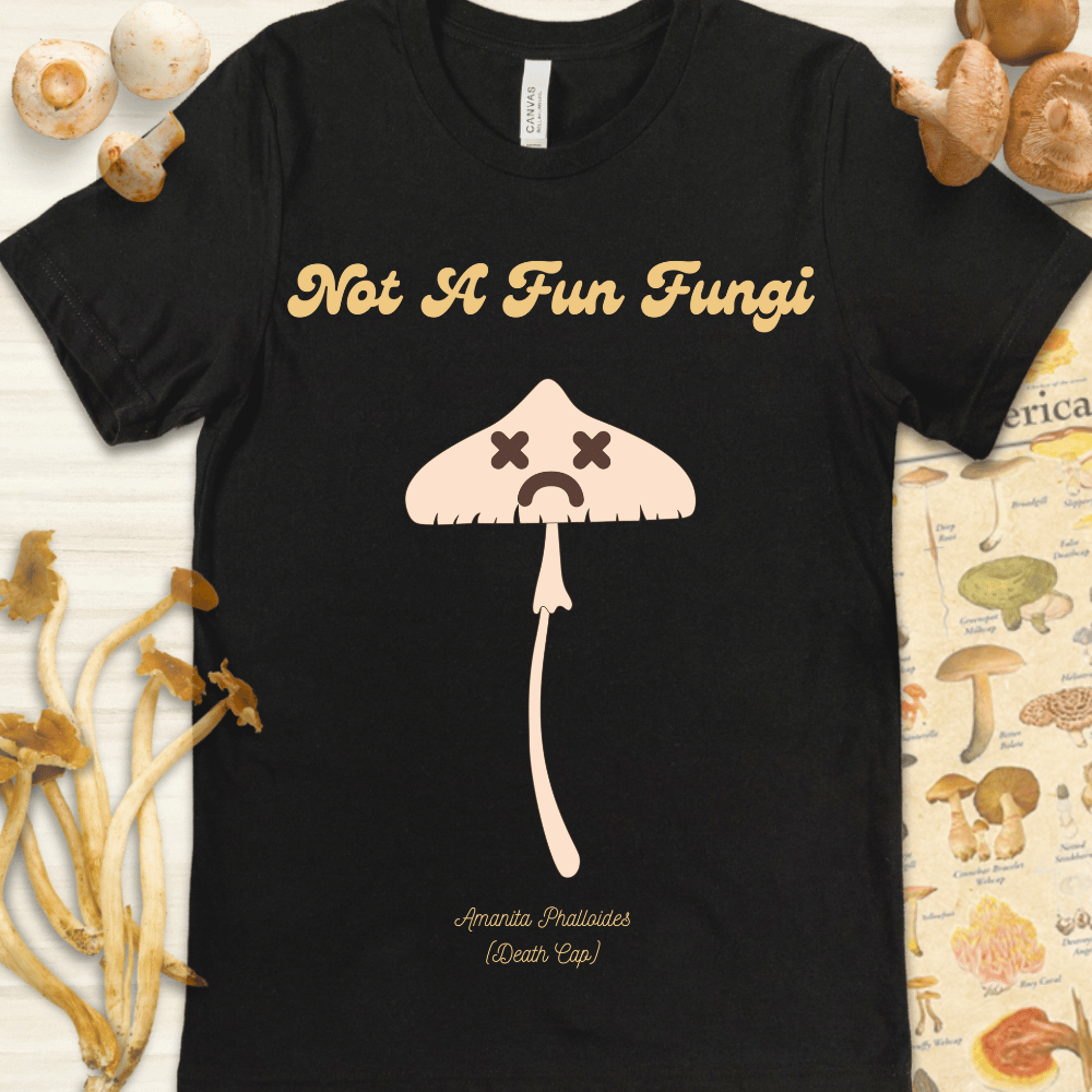 Not A Fun Fungi Tee Black