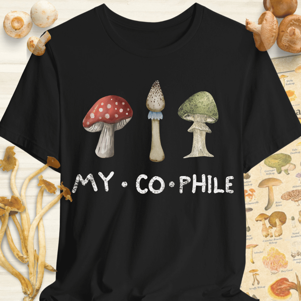 My-co-phile Tee Black