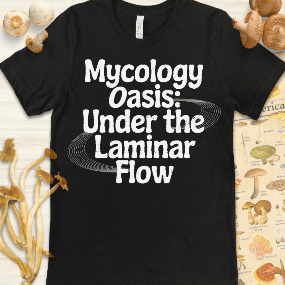 Mycology Oasis Tee Black
