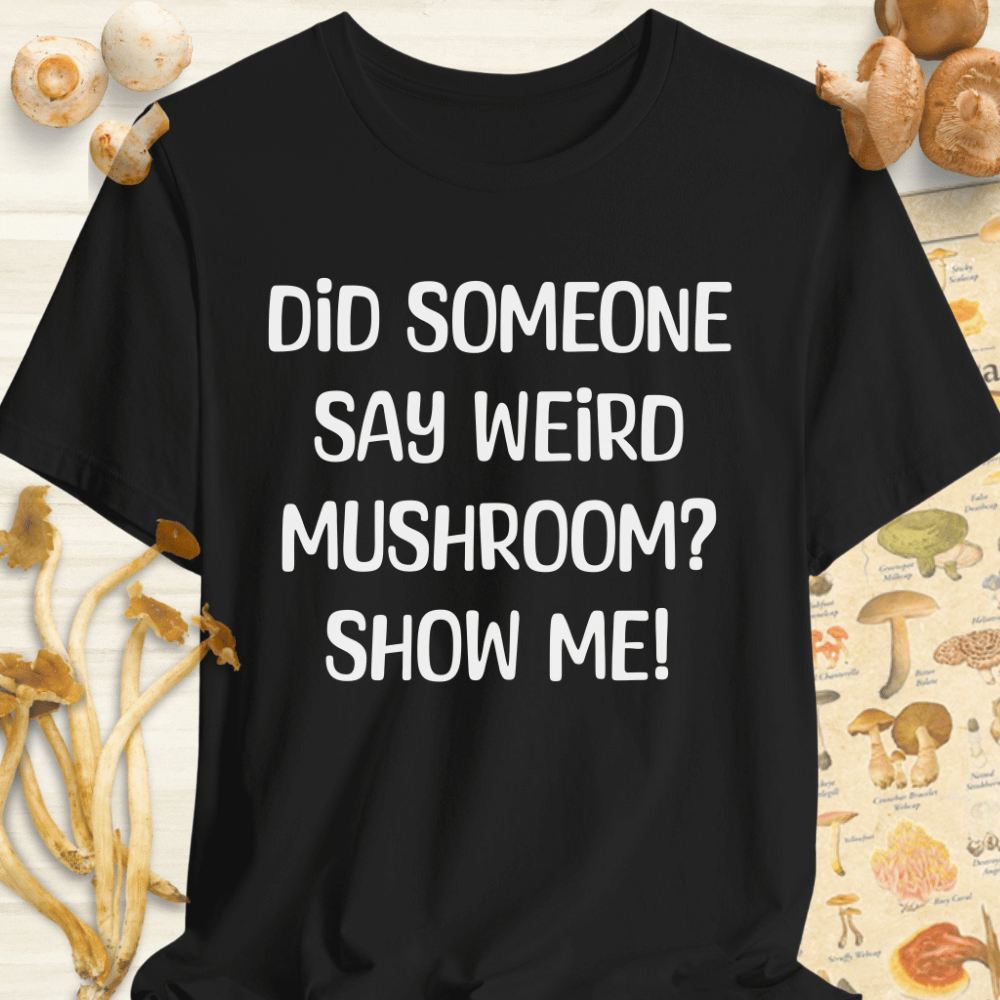 Weird Show Me Tee Black