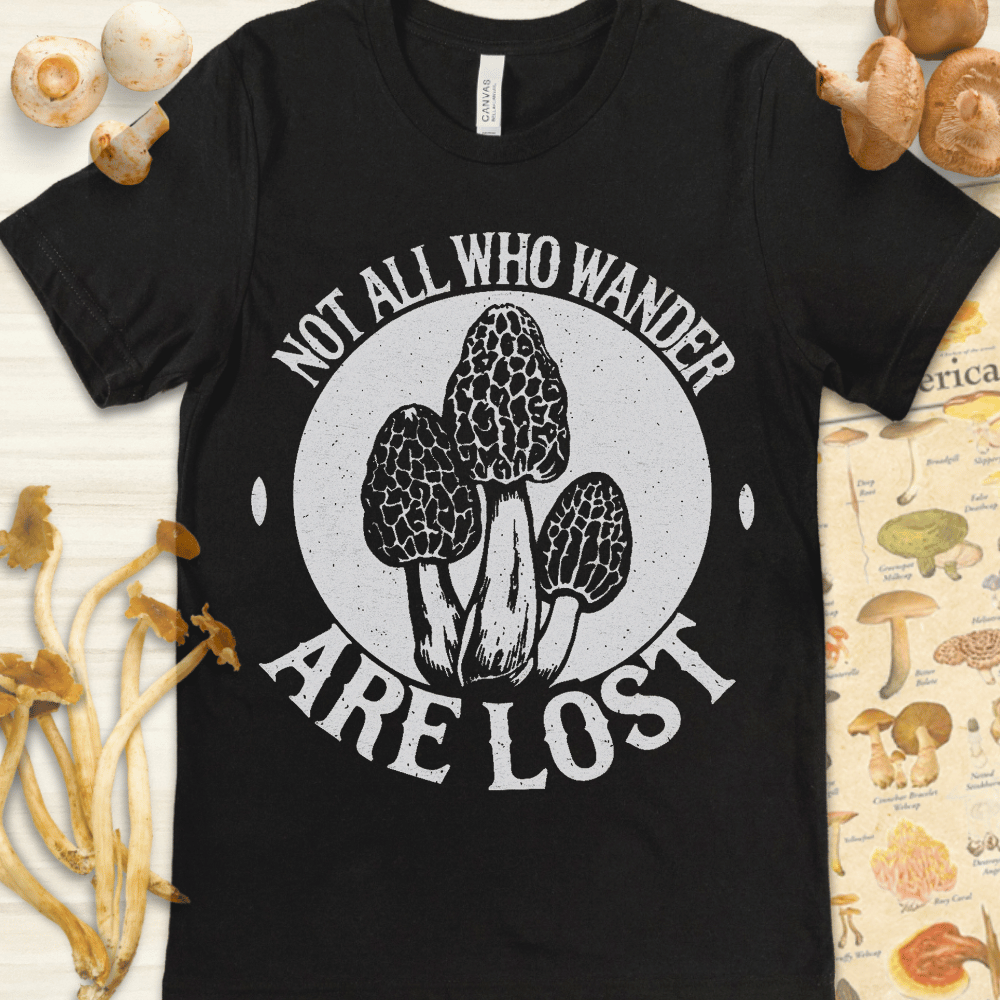 Wander Are Lost Tee Black