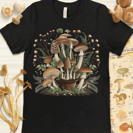 Fungal Arrangement Tee Black