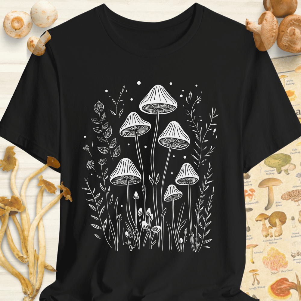 Whimsical Woods Tee Black