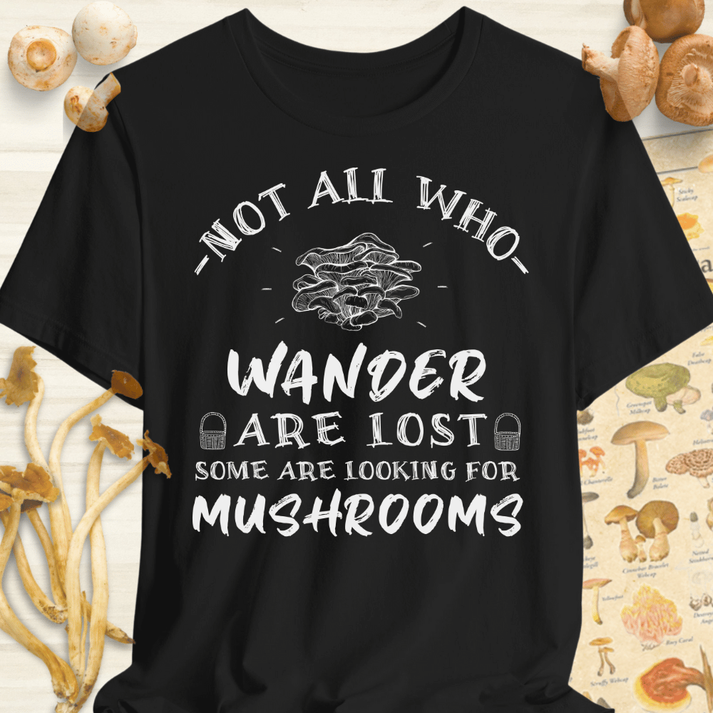 Wander Are Lost Tee Black