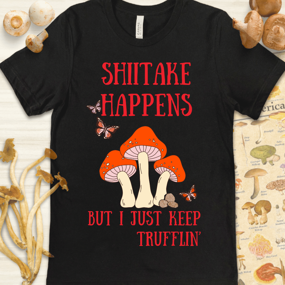 Shitake Trufflin' Tee Black