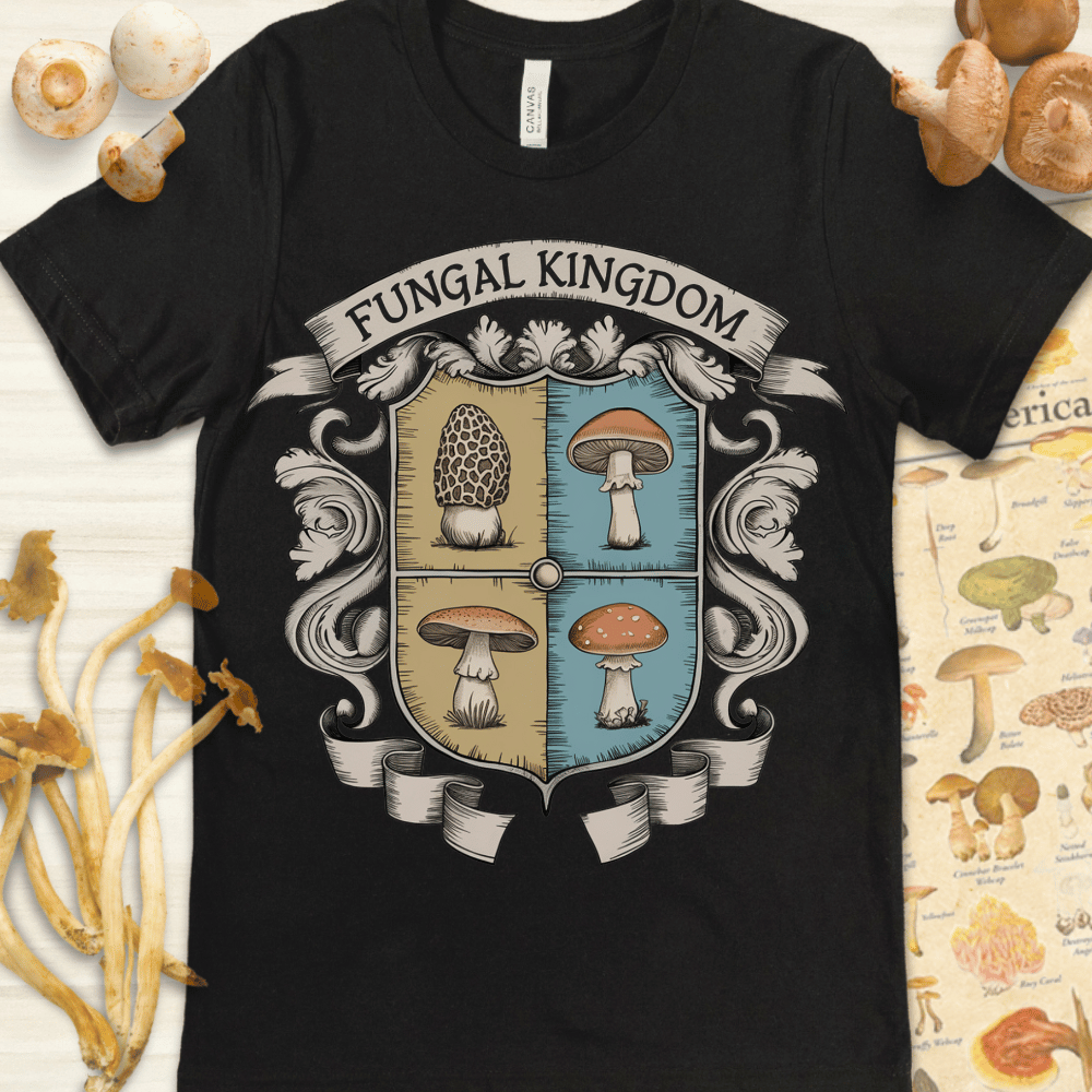 Fungal Kingdom Tee Black