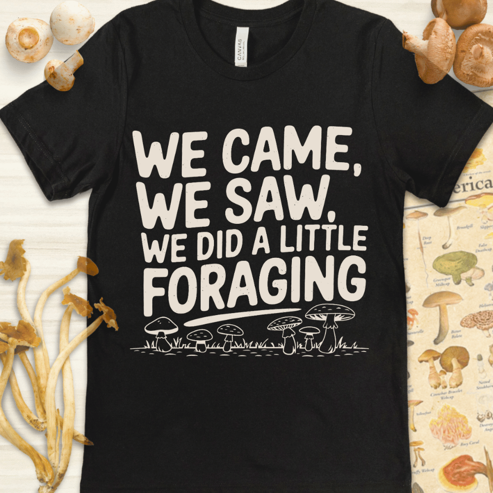 We Came Saw Foraged Tee Black