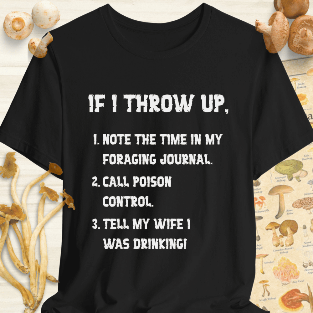 Call Poison Control Tee Black