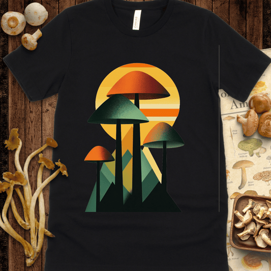 Geo Fungi Sunset Tee