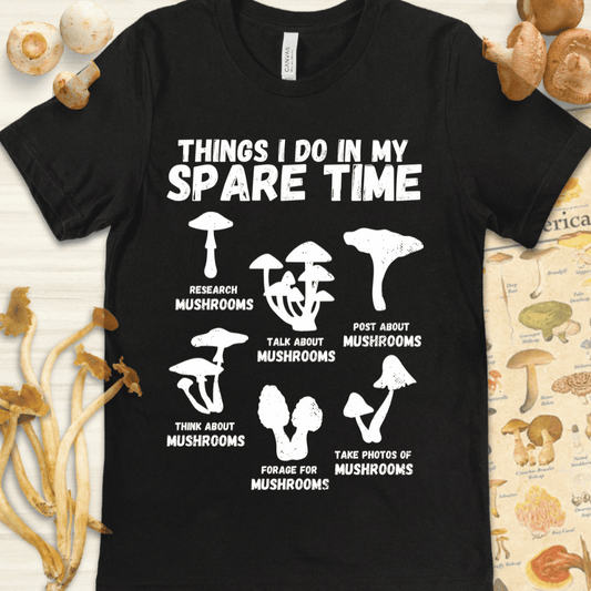 Spare Time Tee Black