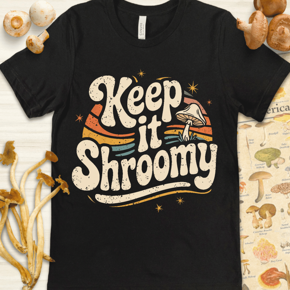 Shroomy Tee Black