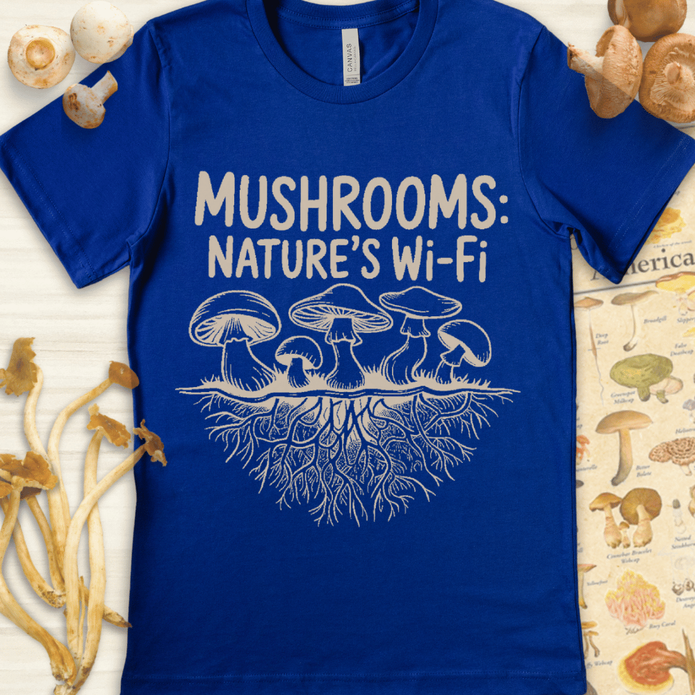 Nature's Wifi Tee Blue