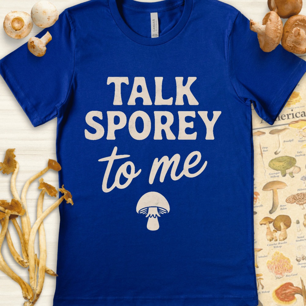 Talk Sporey Tee Blue