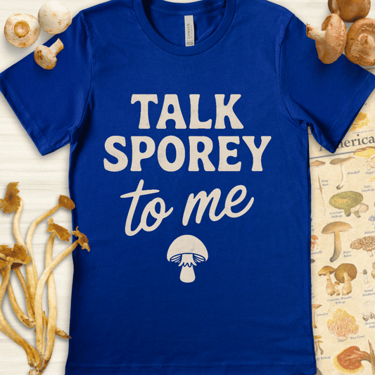 Talk Sporey Tee Blue