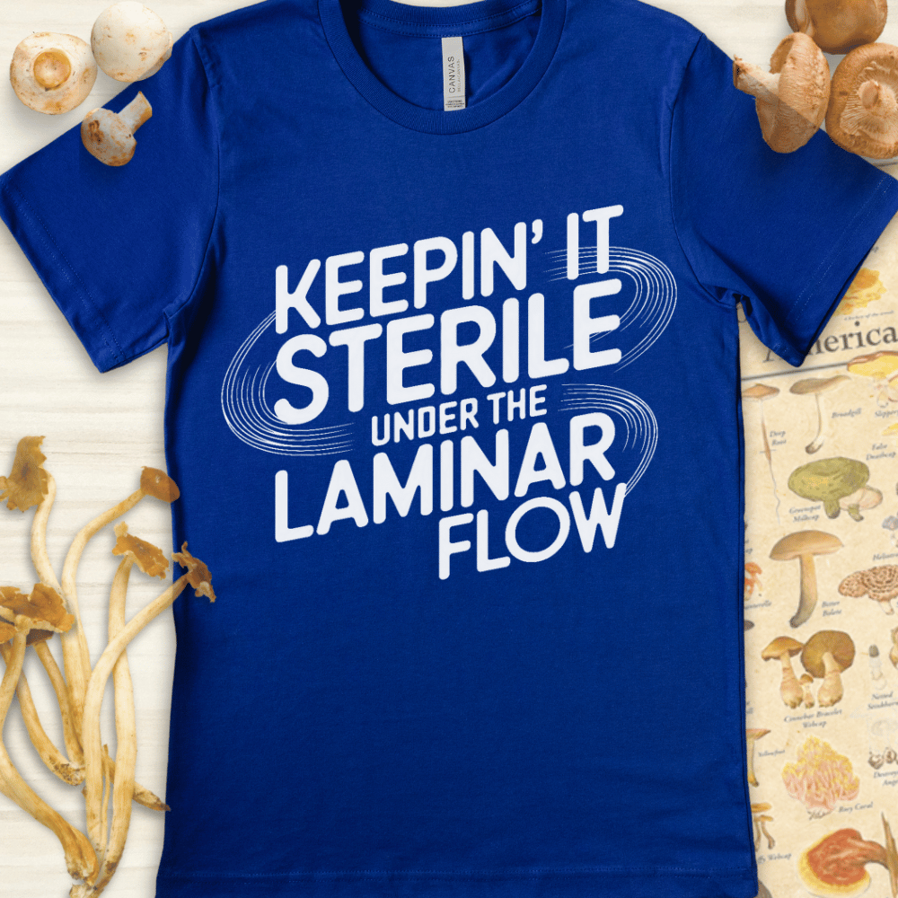 Sterile Laminar Flow Tee Blue