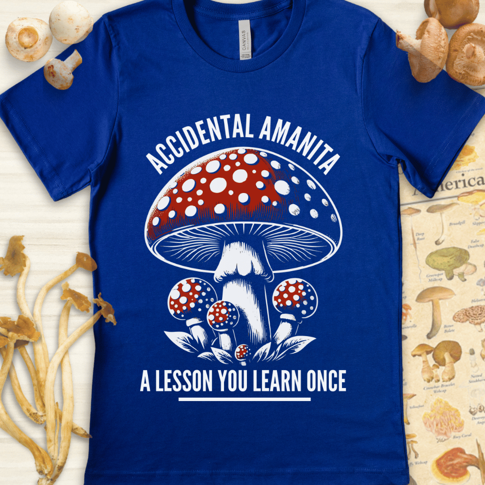 Accidental Amanita Tee Blue
