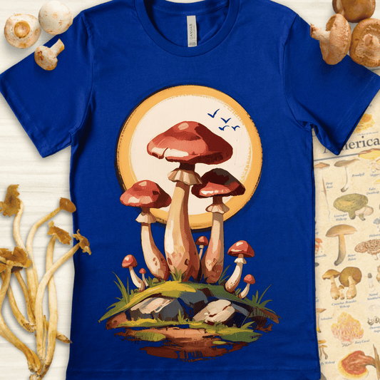 Rocky Fungi Tee Blue