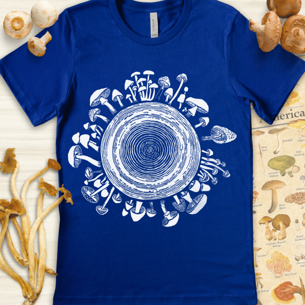 Tree Ring Myco Tee Blue