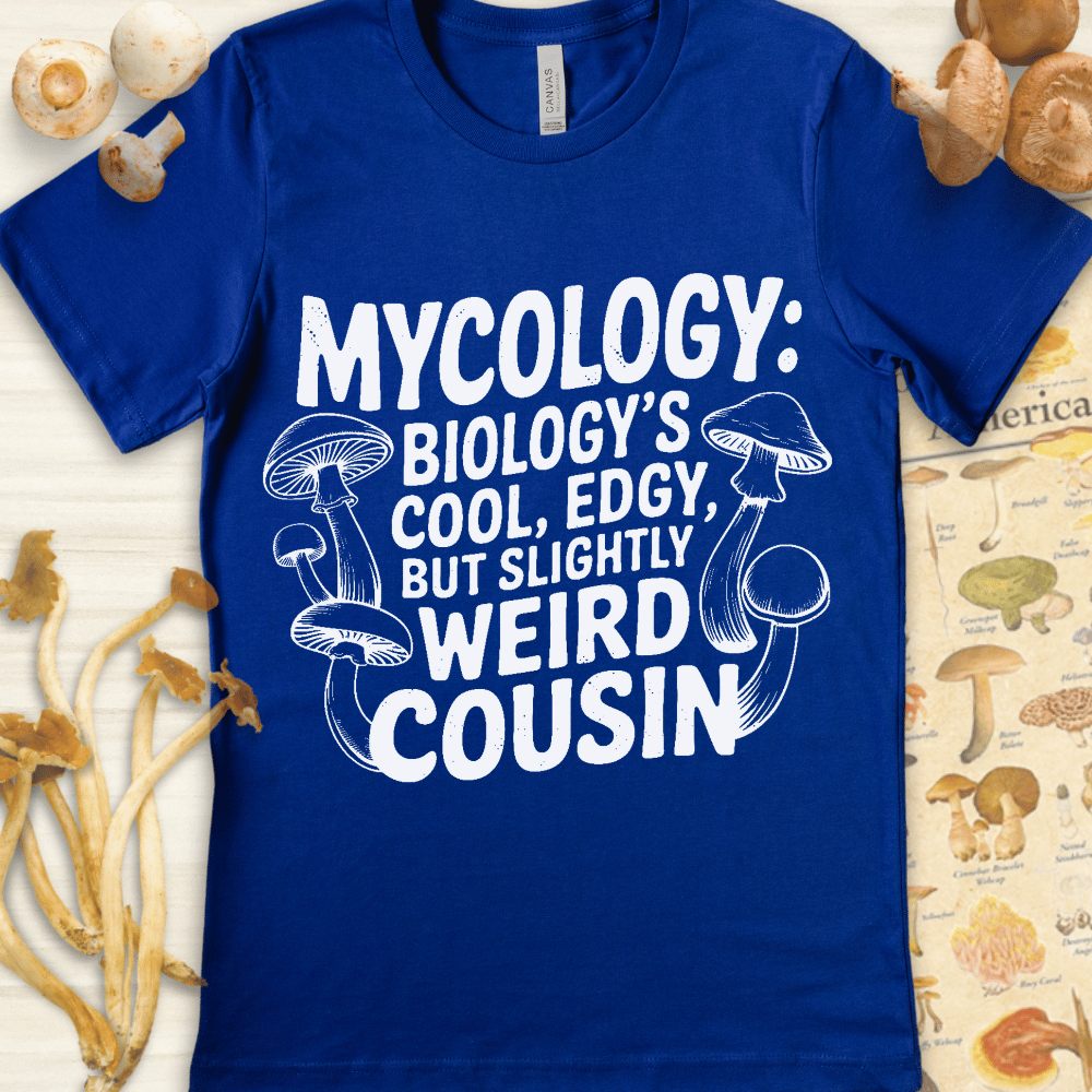 Biology Weird Cousin Tee Blue