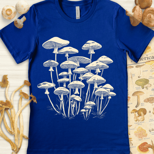 MushroomsSumi-e Tee Blue