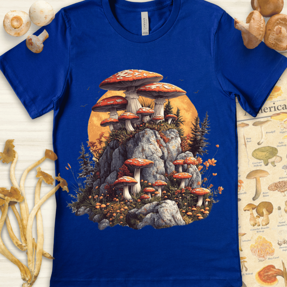 Mushroom Stone Tee Blue