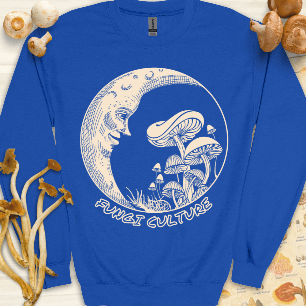 Fungi Culture Luna Sweatshirt Blue