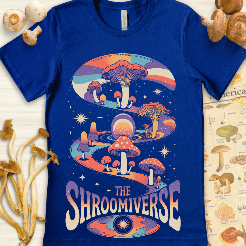Shroomiverse Tee Blue