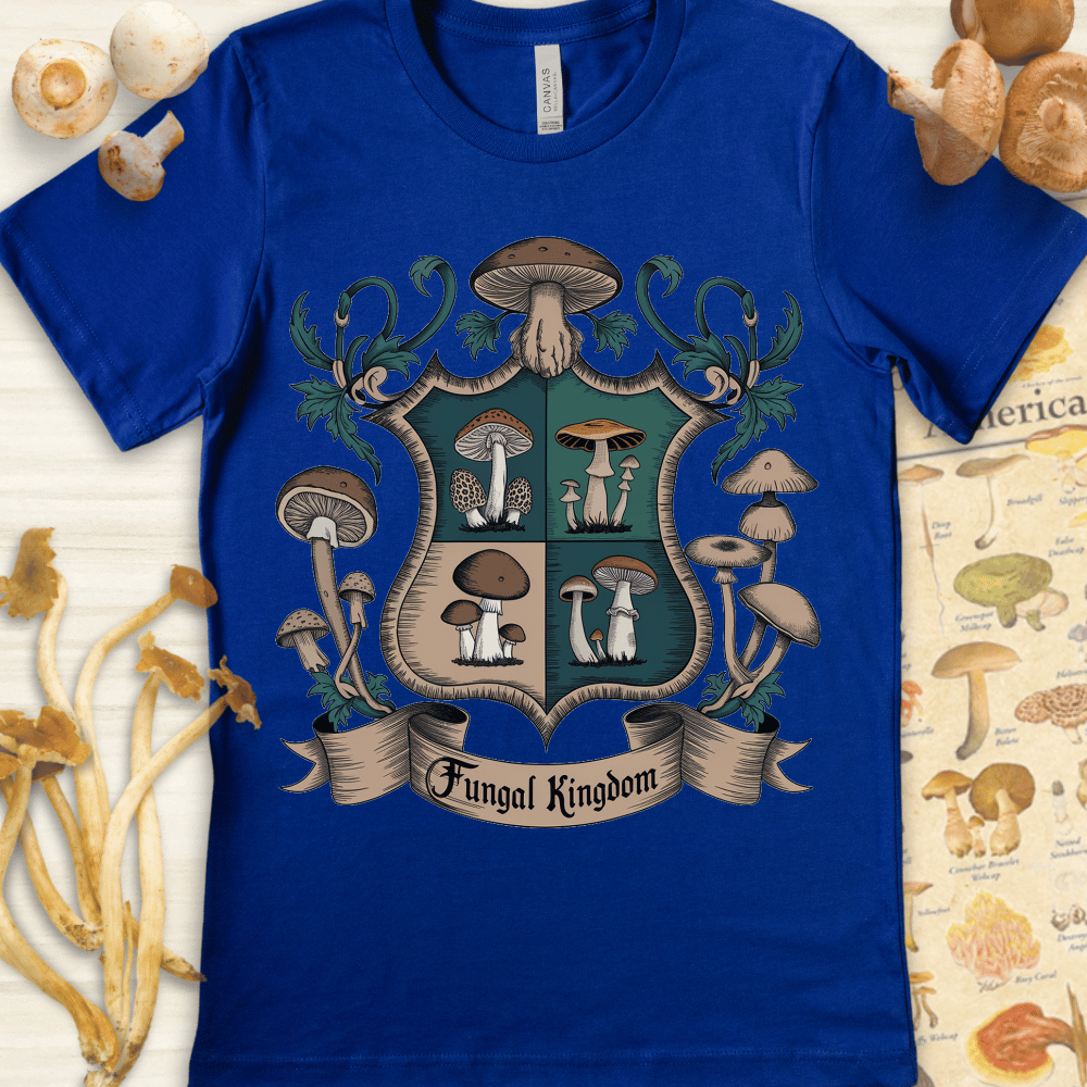 Fungal Kingdom Tee Blue