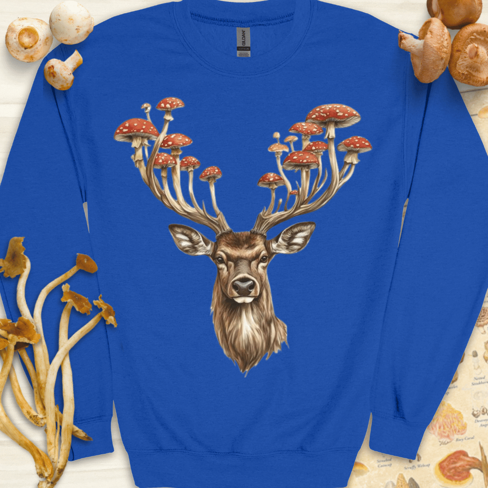 Majestic Stagshroom Sweatshirt Blue
