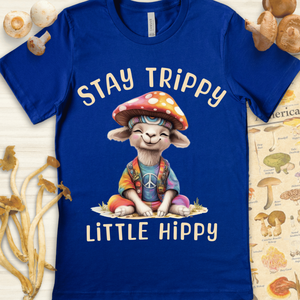 Stay Trippy Little Tee Blue