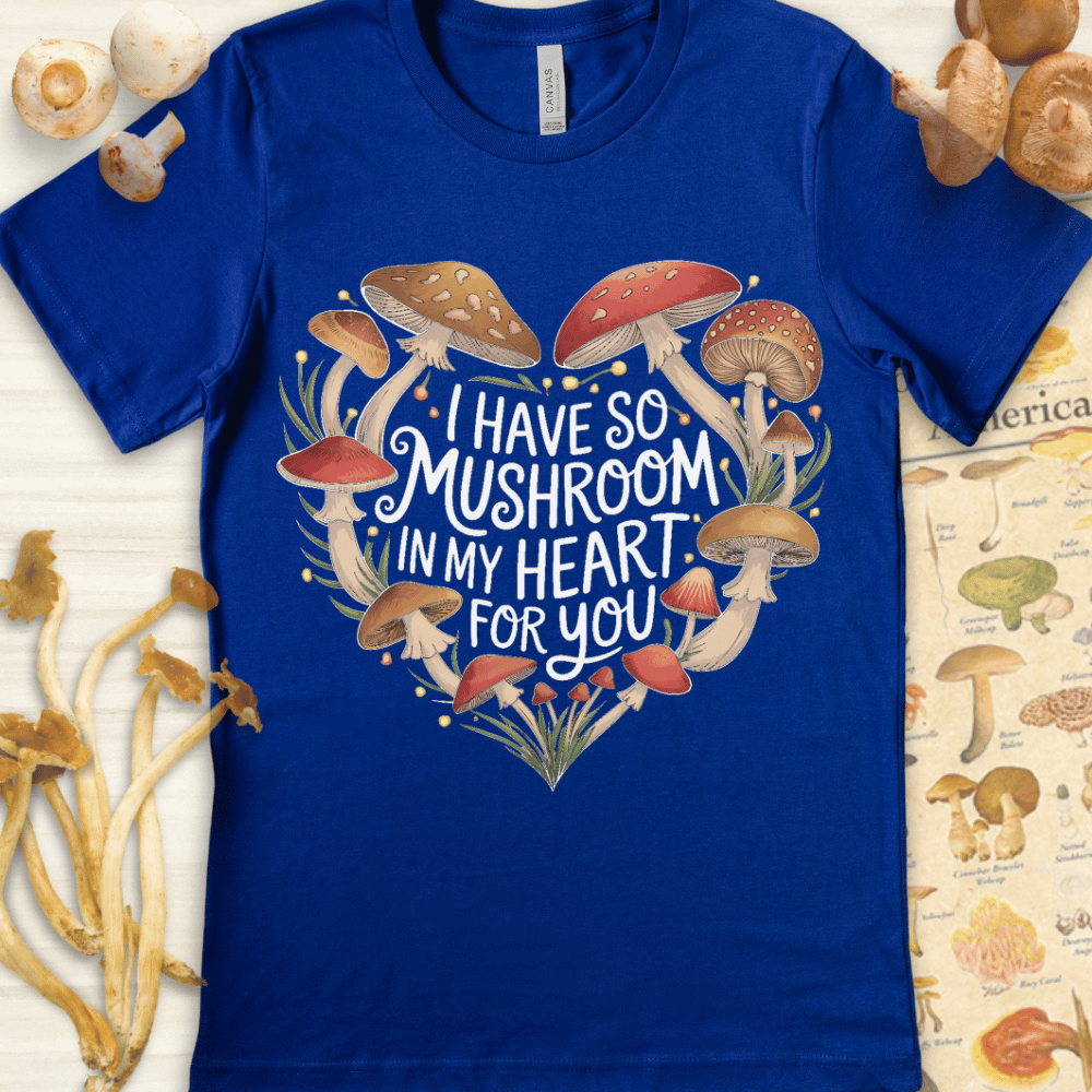 Mushroom My Heart Tee Blue