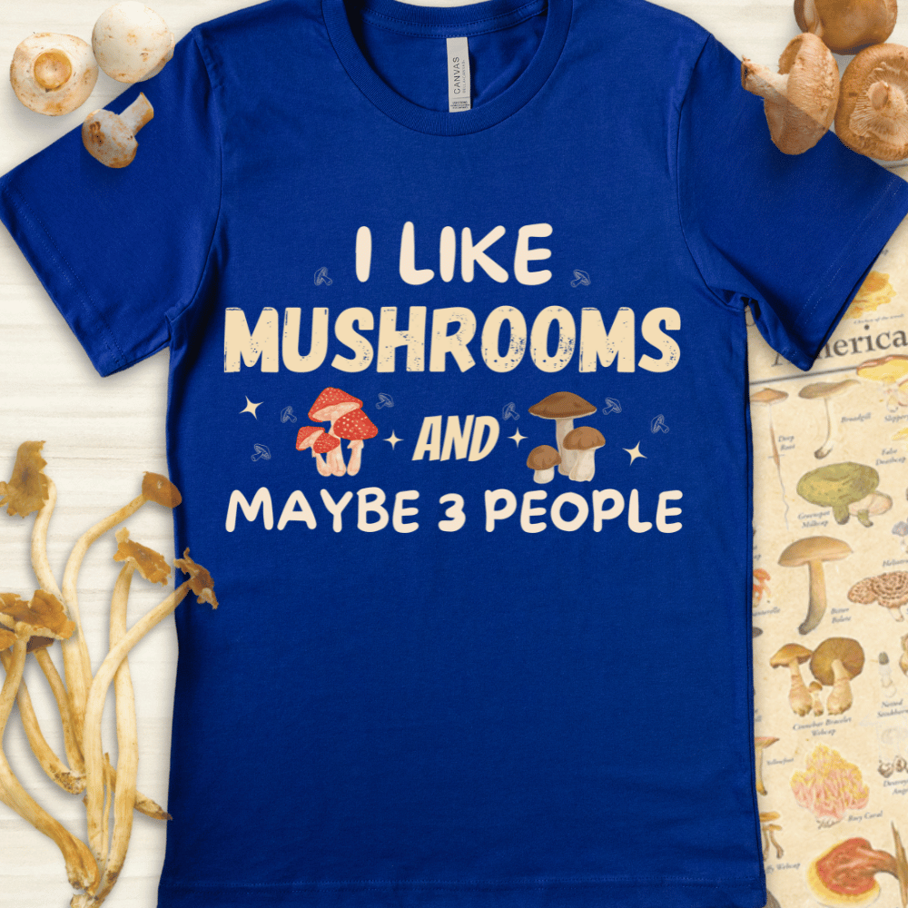 Mushroom and 3 Tee Blue