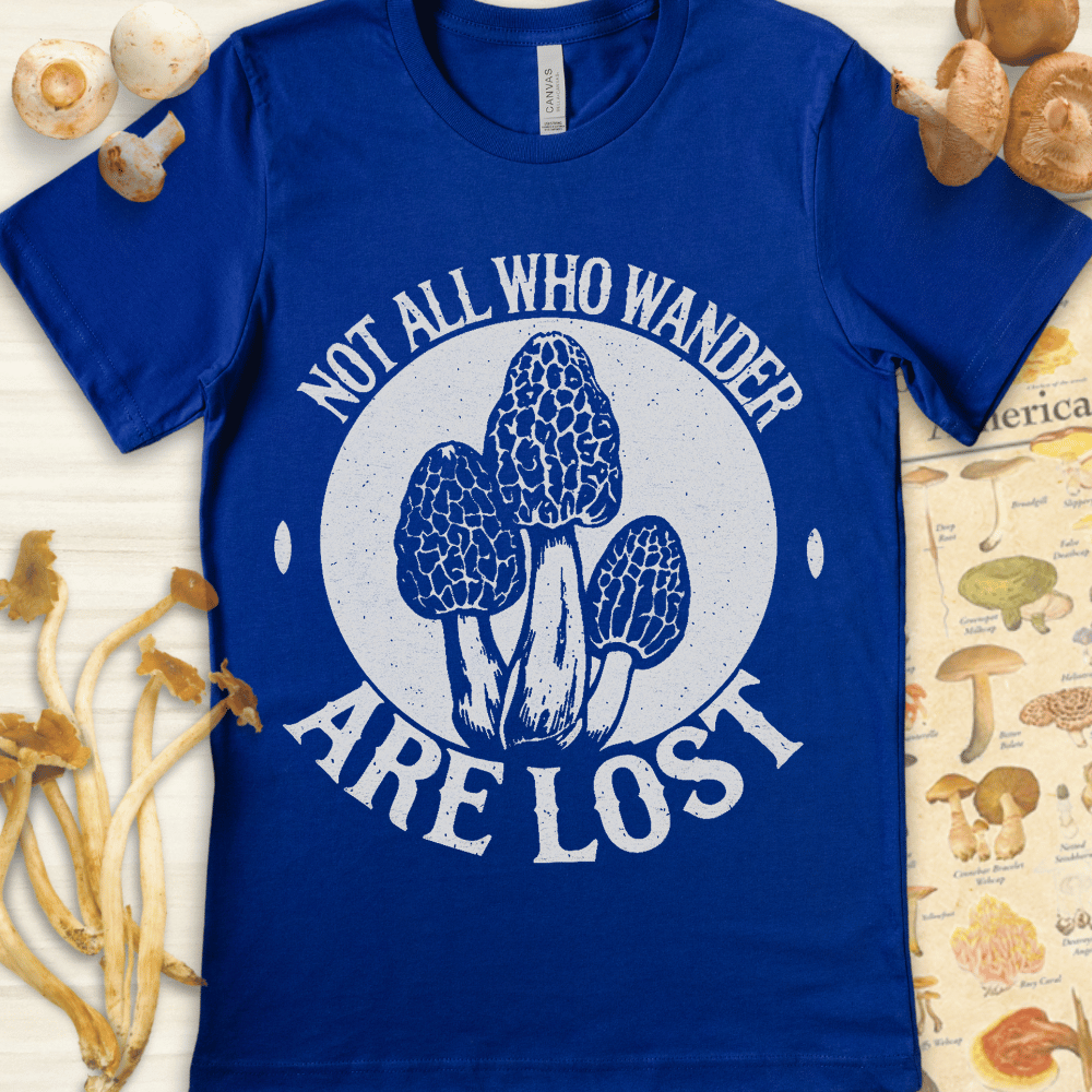 Wander Are Lost Tee Blue