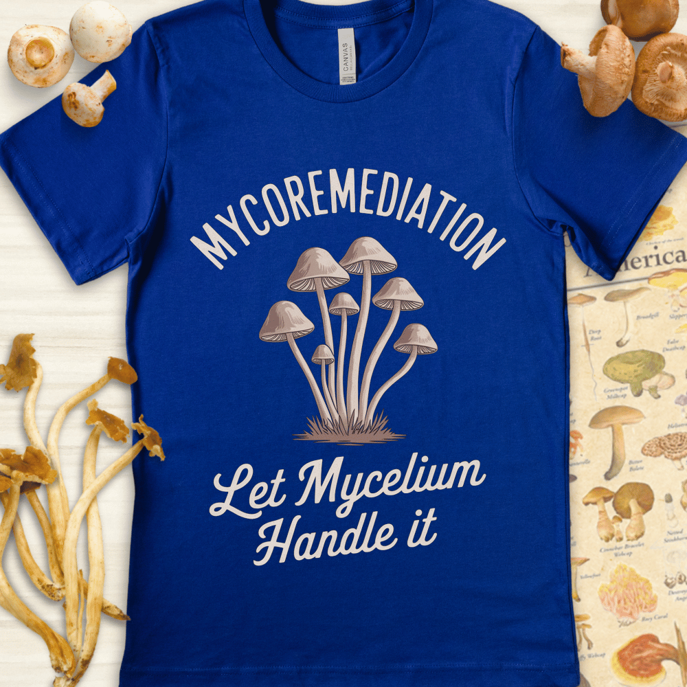 Mycoremediation Tee Blue