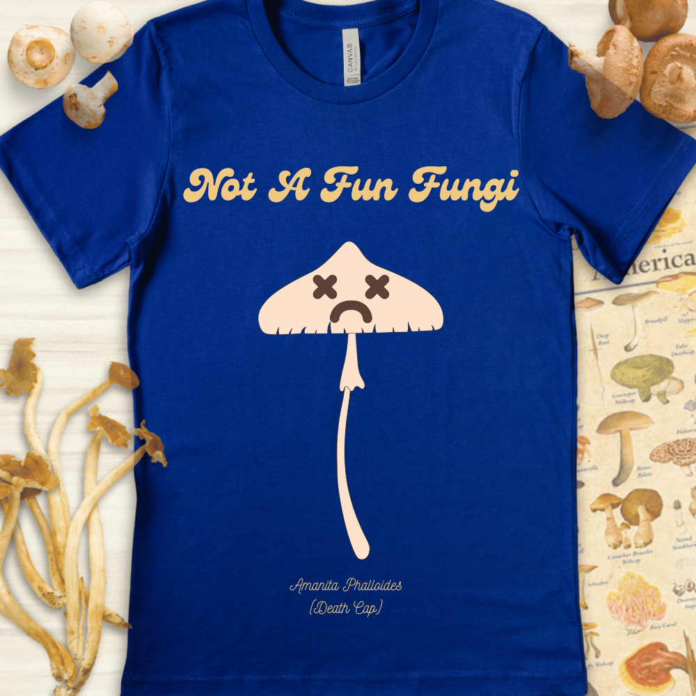 Not A Fun Fungi Tee Blue