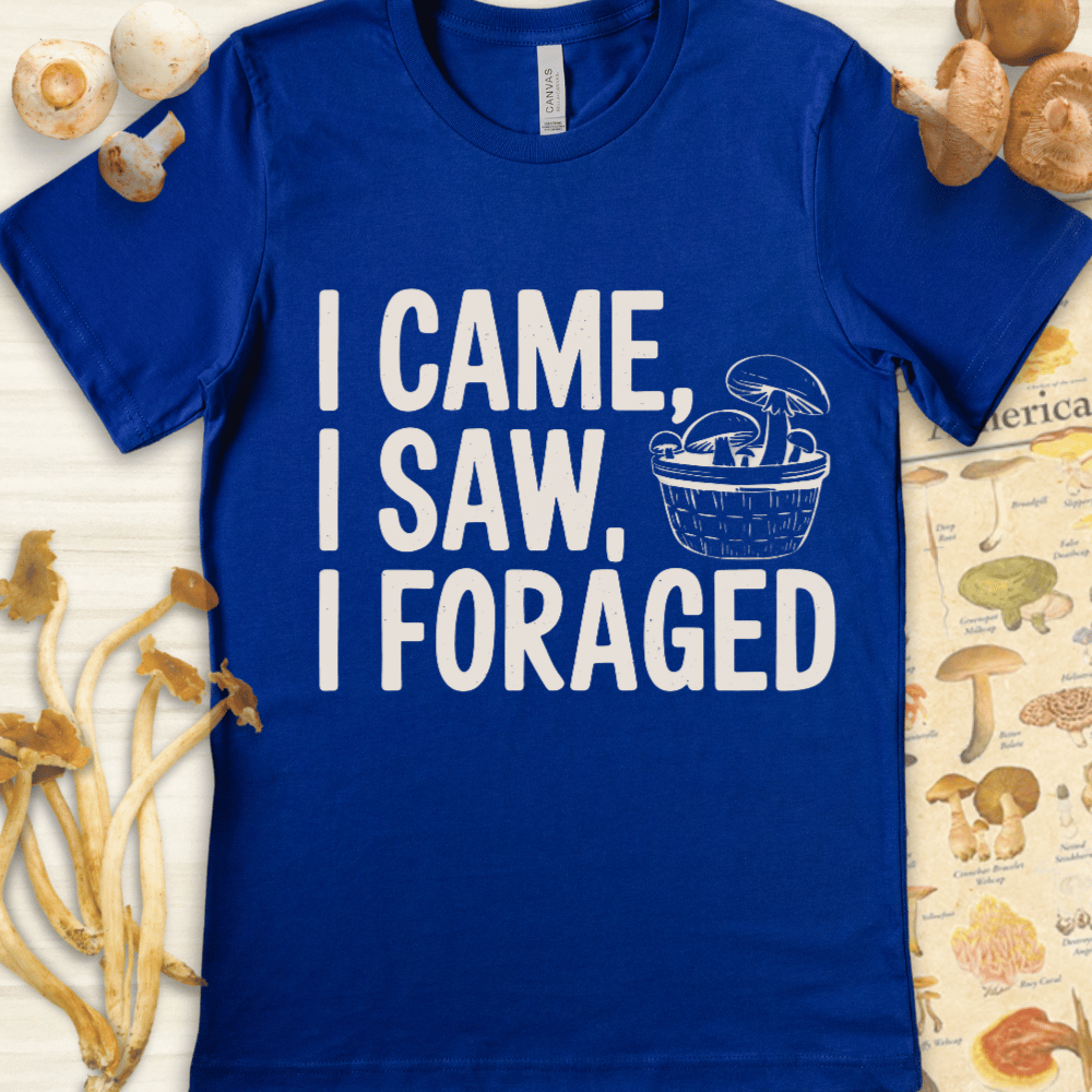 Came Saw Foragaed Tee Blue