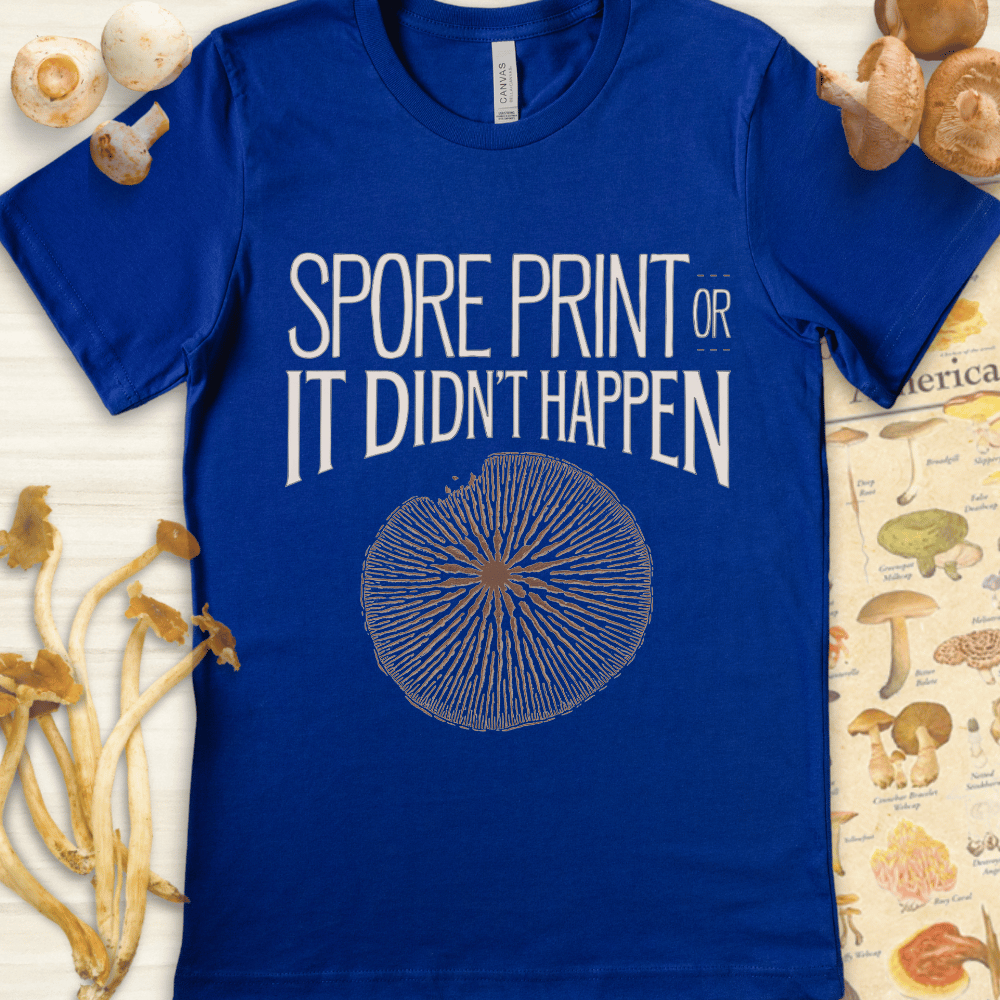 Spore Print Proof Tee Blue