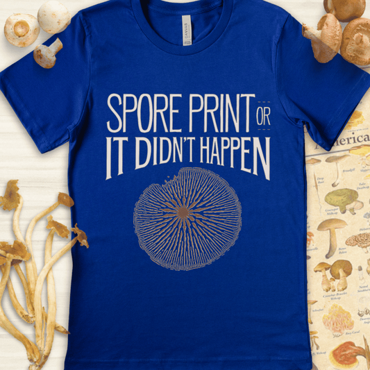 Spore Print Proof Tee Blue