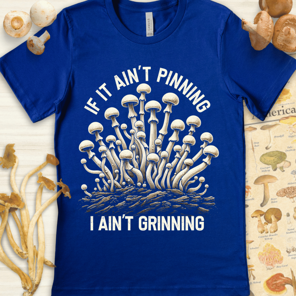 Pinning Grinning Tee Blue