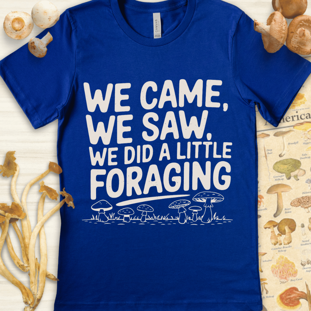 We Came Saw Foraged Tee Blue
