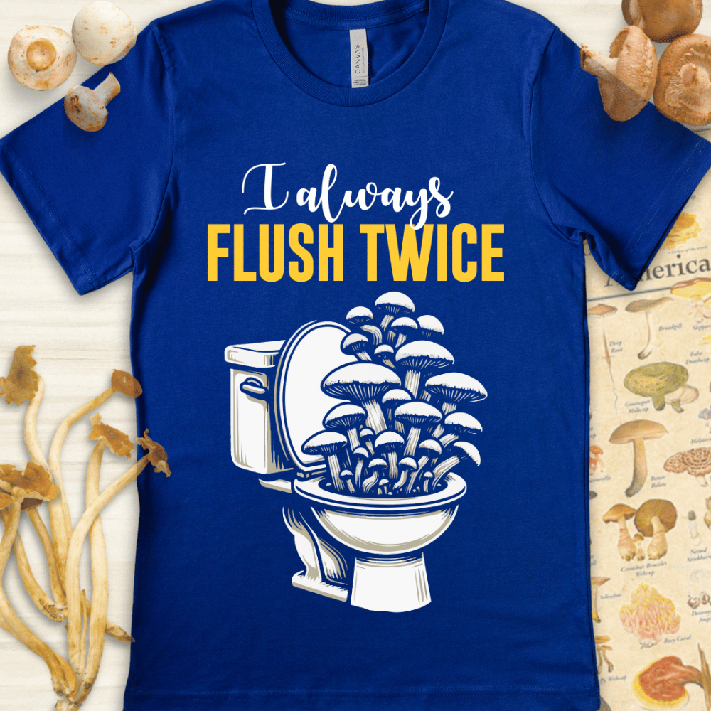 Flush Twice Harvest Tee Blue