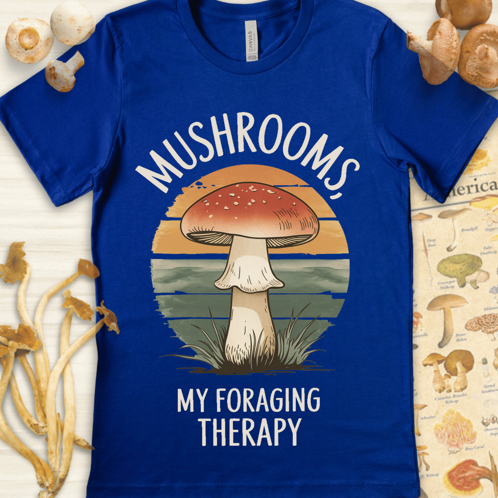 Foraging Therapy Tee Blue