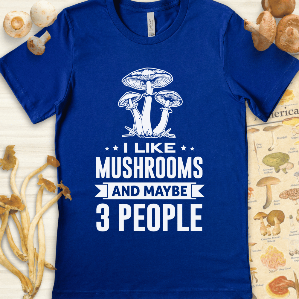 Mushrooms and 3 Tee Blue