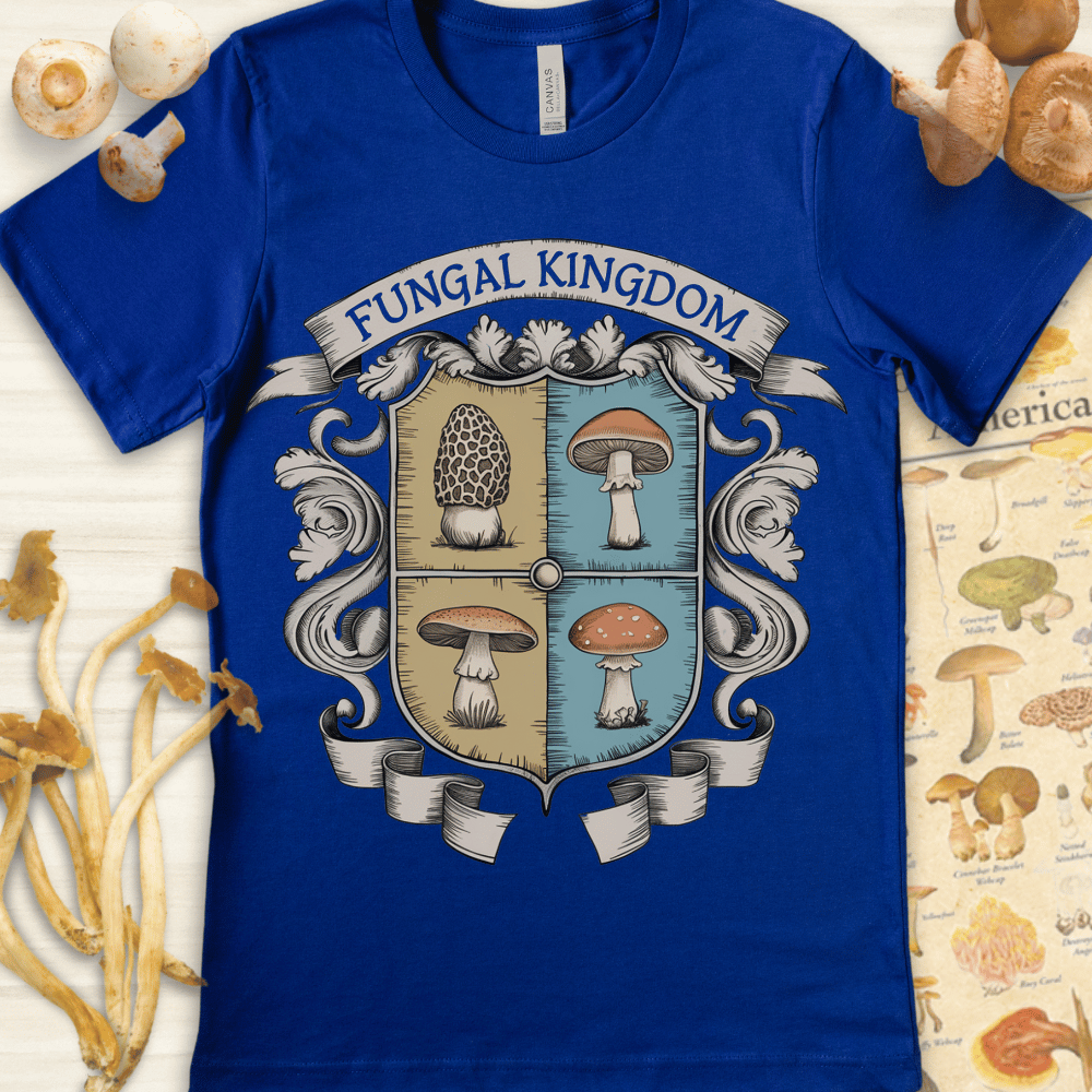 Fungal Kingdom Tee Blue